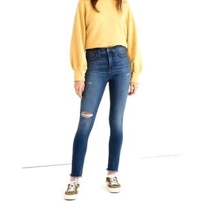 Madewell Roadtripper Jeans in Bardwell Dark Wash Frayed Hem Size 28 NWT AA617‎